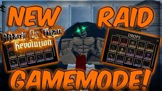 NEW AOT Revolution Raid Mode UPDATE is INSANE! (CRAZY DROPS!)