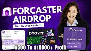 Farcaster Airdrop Web3 Step By Step Guide | Phaver , Lens Protocol , Layer3 , Base , Telent Protocol