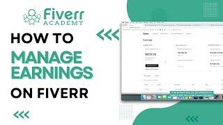 Track Fiverr Earnings Like a Pro: A Simple Guide to Using the Earnings Tab! | Fiverr Academy 5.5