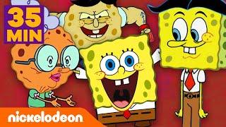 SpongeBob | Maraton Keluarga SpongeBob Selama 35 Menit! | Nickelodeon Bahasa