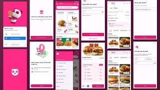 Foodpanda App UI Design In Flutter - Food Delivery App UI Design