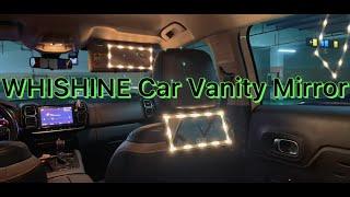 Car Sun Visor Vanity Makeup Mirror with LED Lights - WHISHINE