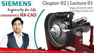 NX-CAD Tutorials In Hindi | NX-CAD Full Course | Sketch And Placed Features | Ways Of Making Sketch.