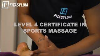 Level 4 Sports Massage Course | FITASYLUM