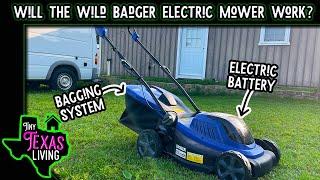 Will The WIld Badger Electric Mower Work For My Tiny Home? | Lawn Care At My Tiny Home