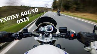 TRIUMPH Street Triple 675 - chasing YAMAHA MT-07 | Leovince Sound [4k]