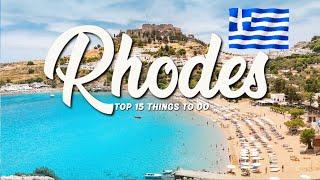 TOP 15 Things To Do In Rhodes  Travel Guide