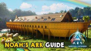 Epic Noah's Ark Base | Building Tutorial | ARK: Survival Ascended