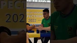 Championship of Ukraine in Armwrestling 2022 Juniors Men rights hand 70 kg Final