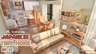 Japanese Tiny House 🪴 The Sims 4 Speed Build