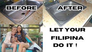 My Filipina Wife Is The Boss She Get Things Done ! #philippines #retirement #repair