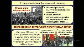 Урок истории 9 класс Первая российская революция 1905 1907 гг