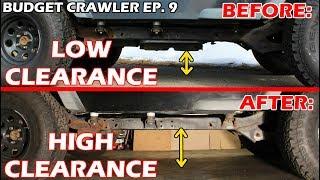 Transmission CROSSMEMBER Build on a JEEP Wrangler TJ - HIGH CLEARANCE | Budget Crawler Ep. 9