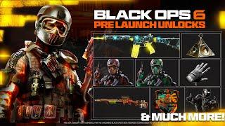 ALL NEW Black Ops 6 Pre Launch Rewards & Unlocks! (Operators, Camos, Blueprints, VPN, & MORE!)