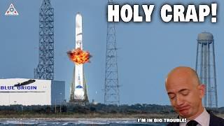 Blue Origin NEW Glenn is in BIG TROUBLE for the 1st Launch! No Engine Firing...