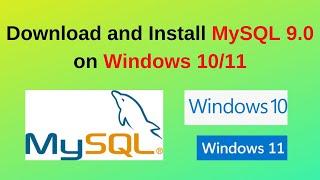 How to download and install MySQL 9.0 on Windows 10/11 | Install MySQL 9.0 on Windows | 2024 updated