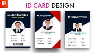 ID Card Design In PowerPoint | id card | 2020