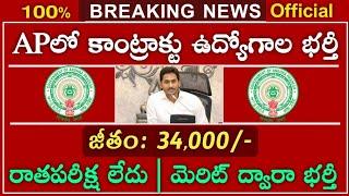 AP Contract Jobs Notification 2021, Salary: 34,000/-