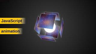 Create 3D Cube box animation in HTML SASS JavaScript