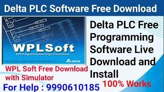 Best Free PLC Programming Software | How to Install Delta PLC programming software & Simulator| #plc