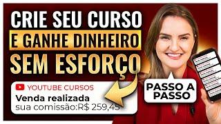 Como CRIAR seu CURSO ONLINE do ZERO e VENDER no YOUTUBE todos os DIAS?