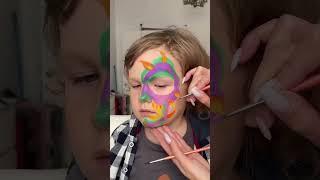 Аквагрим «монстр» на Хэллоуин от Семидетко Дарьи #faceart #painting #аквагрим #facepainting #art