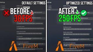 How To Boost FPS & Fix FPS Drops in FiveM (GTA V) | FiveM Low End PC Fix Lag | FiveM Best Settings