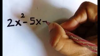 Solving Quadratic Inequalities - Easy solution