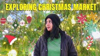 Exploring Christmas Market & Grocery shopping Day in USA | Vlog4 | Snehal Gawai #boston #usa