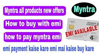 how to buy myntra products EMI HDFC Debit & credit card | buy with emi any product  | Techtwichtech