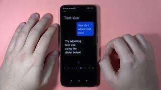 Redmi 13C: Change Font Size