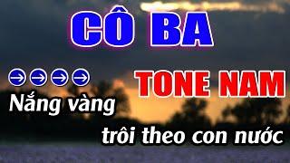 Cô Ba Karaoke Tone Nam Karaoke Lâm Beat - Beat Chuẩn