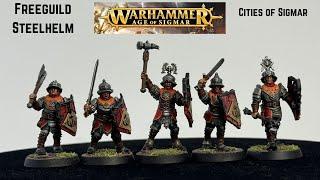 How to Paint Freeguild Steelhelms