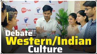 Debate on Western vs Indian culture |  Panel Talks | Group Discussion | Spoken English class in Lko