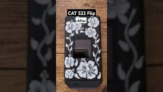 Customize the CAT S22  | #dumbphone #painting #flowers #digitalminimalism #pretty