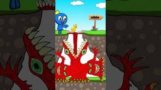 Top 3 Blue Outwitted The Beast #7 | Funny animation #shorts #cartoon #story