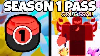 I HATCHED The NEW COLOSSAL NOOB!  Season 1 Pass Update - Roblox Noob Army Simulator