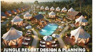 Unlocking Paradise: Best Jungle Resort Designs & Planning by Top Architects in India & the USA!