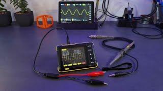 FNIRSI DSO152 Mini Pocket Handheld Oscilloscope (LED instead of a solar cell)