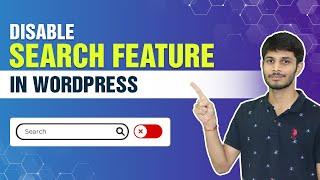 How To Disable The Search Feature In WordPress | WordPress Exclude Search