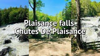 Amazing view of Plaisance falls (Papineauville, Quebec Canada ), Chutes de Plaisance.