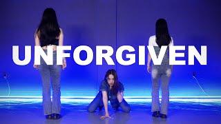 [MIRRORED] 르세라핌 (LE SSERAFIM) - UNFORGIVEN 3인 버전 | 3 members DANCE COVER | 언포기븐 안무 거울모드 커버댄스