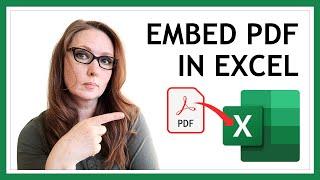 How to Insert/Embed a PDF in a Microsoft Excel Spreadsheet