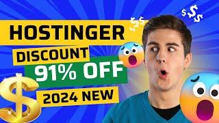 Amazing Hostinger Discount Coupon Code 2024 - 91% OFF Deal