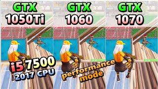 GTX1050Ti 1060 1070×CORE i5 7500/fortnite chapter5 Season2/performance/FPS TEST/SOLO/フォートナイト/2024