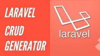 Laravel CRUD Generator (from scratch 5.8)