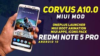 Corvus OS A10.0 MIUI Mod For Redmi Note 5 Pro | Android 10 | MIUI Apps & Boot Animation, Icon Packs