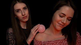 ASMR Entspannende Massage zum Einschlafen mit Annawhispers layered sounds ( deutsch / german )