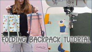 Sewing Tutorial - Foldaway Travel Backpack