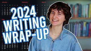 everything I wrote in 2024, publishing update & yearly goals | 2024 WRITING WRAP-UP